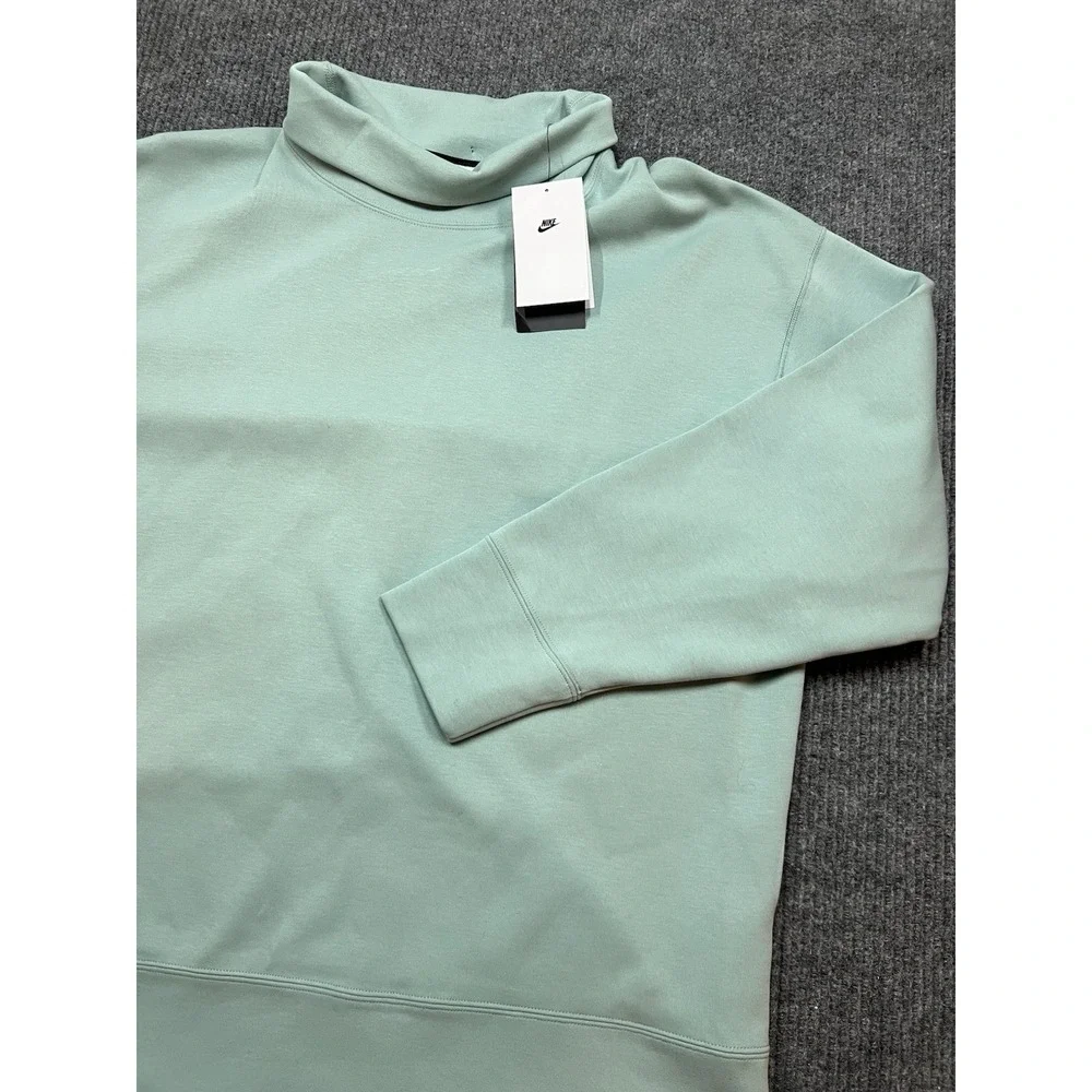 Nike‎ Sportswear Tech Mens Large Turtleneck Sweatshirt Shirt Long Sleeve FB8169